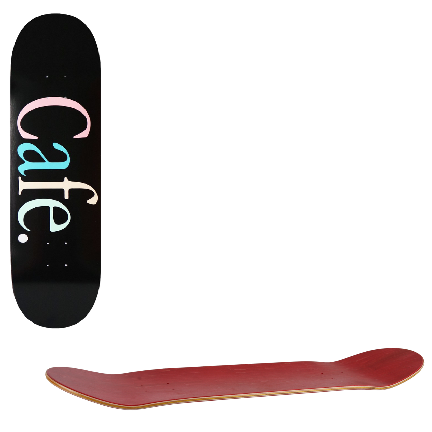 Skateboard Cafe Wayne Skateboard Deck - Black 8.5''