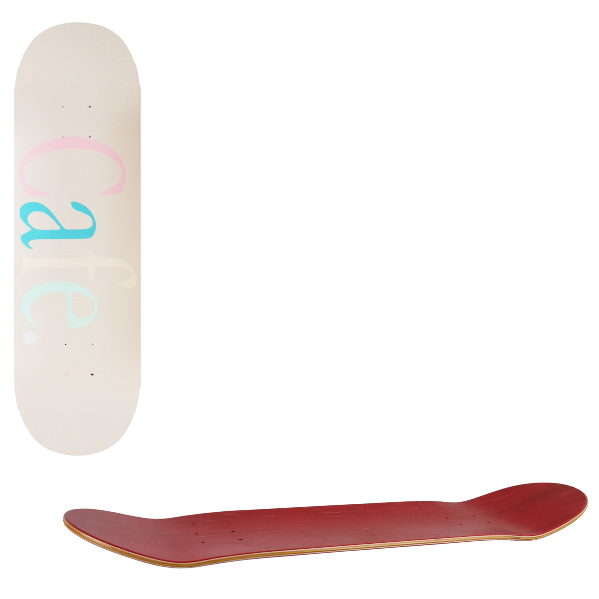 Skateboard Cafe Wayne Skateboard Deck - White 7.75''