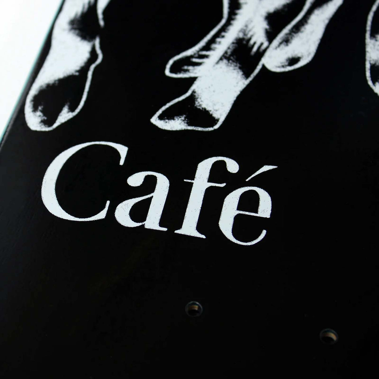 Skateboard Cafe Pooch Skateboard Deck - Black 8.5"