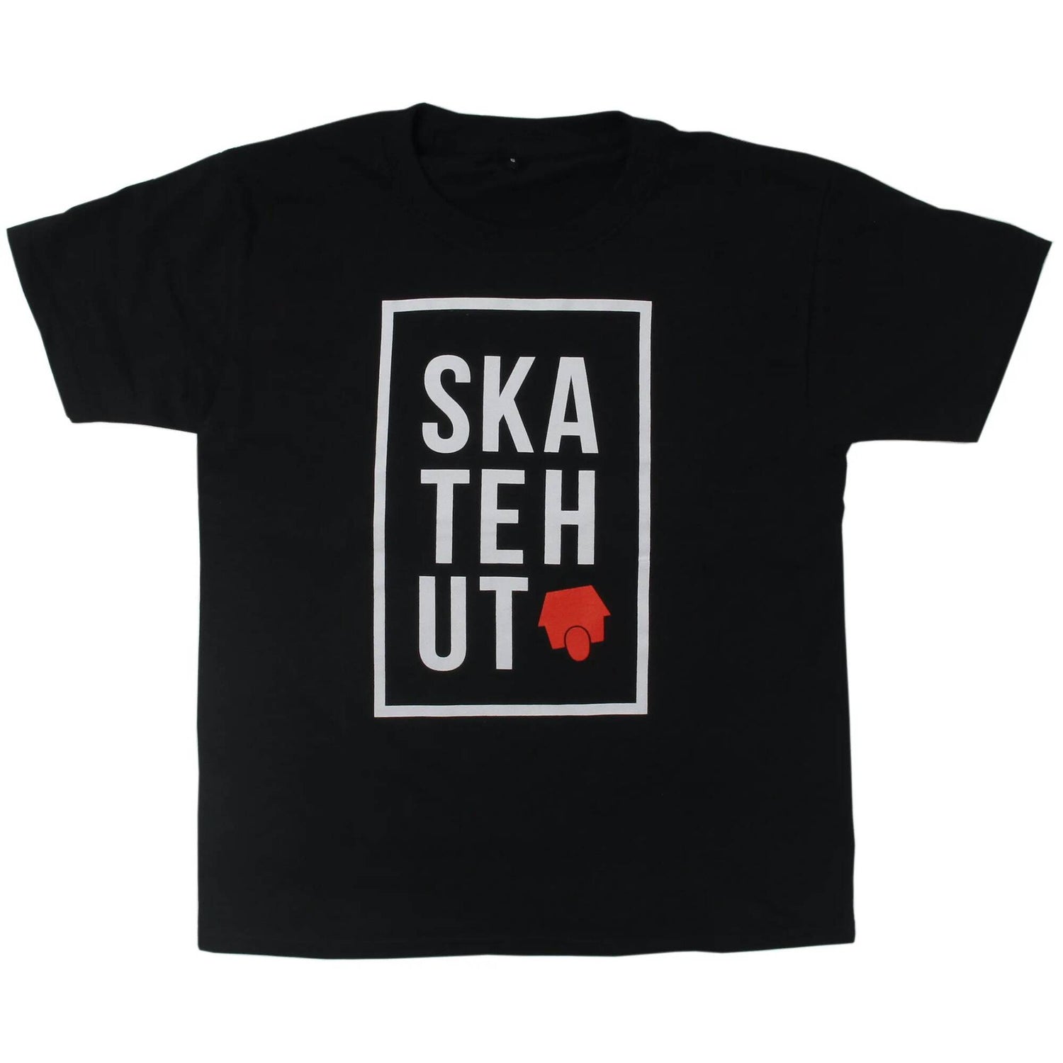 SkateHut Square Team Kids T Shirt - Black