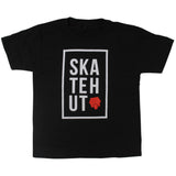 SkateHut Square Team Kids T Shirt - Black LRG