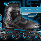 Skatelife Aztec Inline Skates - Black/Blue