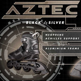 Skatelife Aztec Inline Skates - Black/Silver