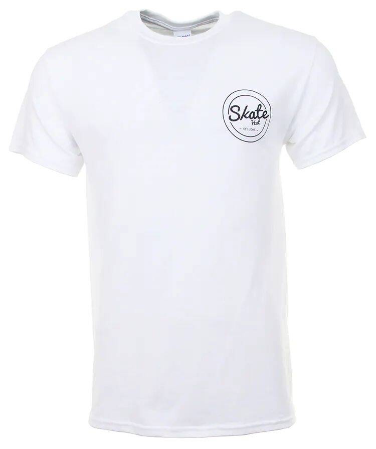 SkateHut Circle Dot Logo T Shirt - White