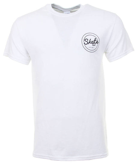 Skatehut Circle Dot Logo T-Shirt - White XL