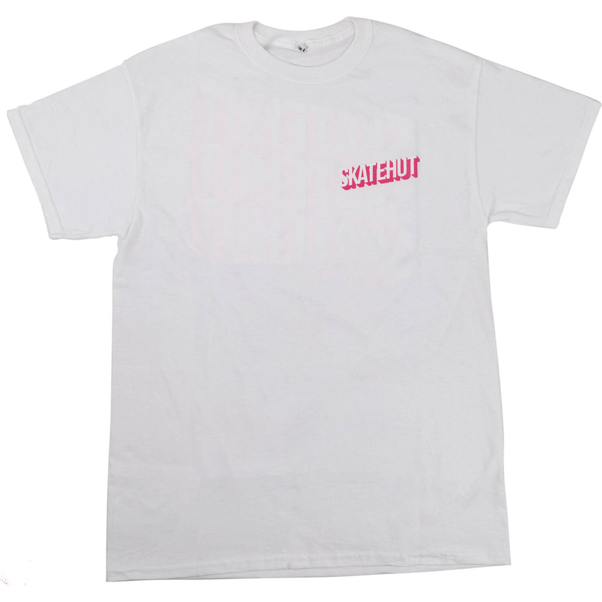 SkateHut 3D Stacked T Shirt - White