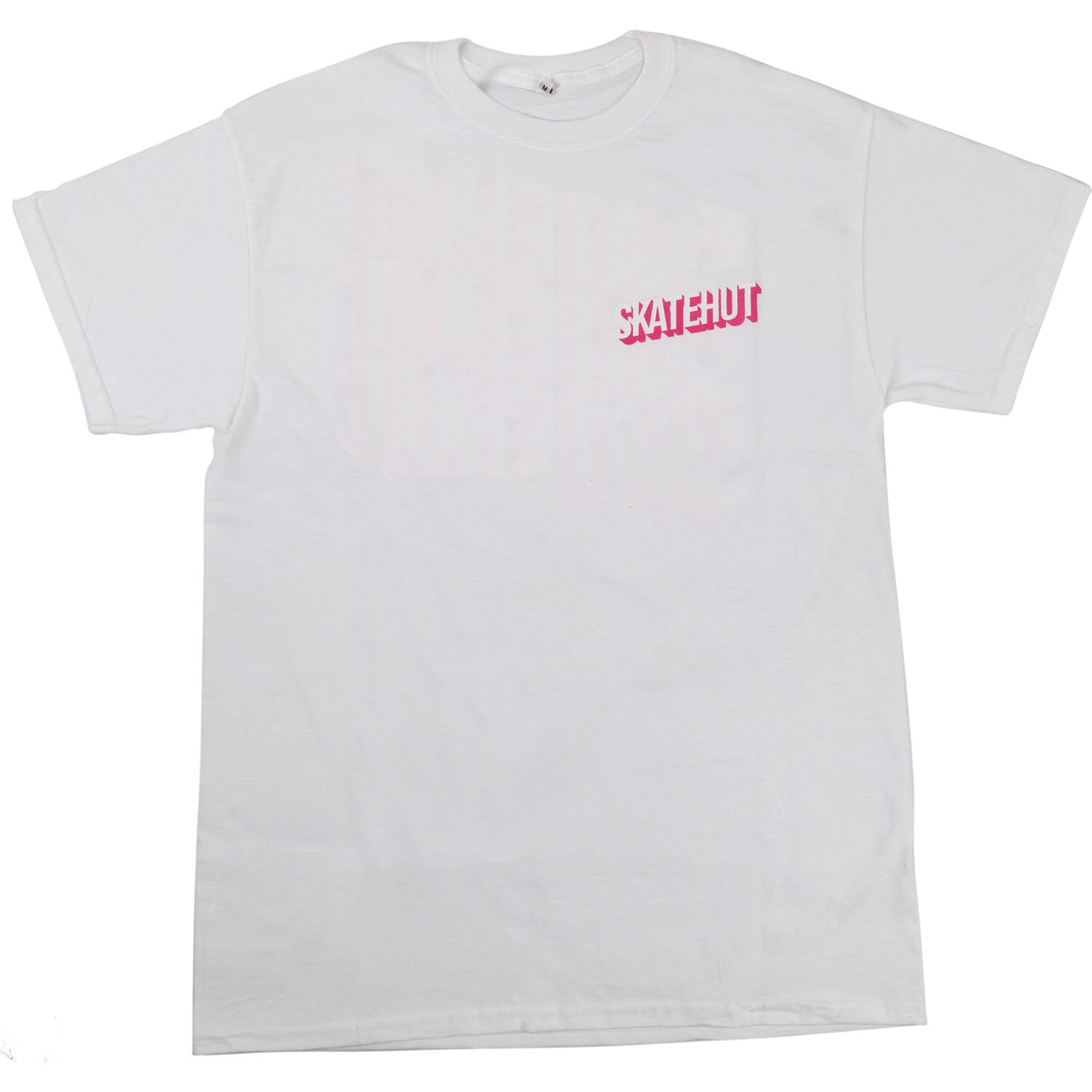 SkateHut 3D Stacked T Shirt - White