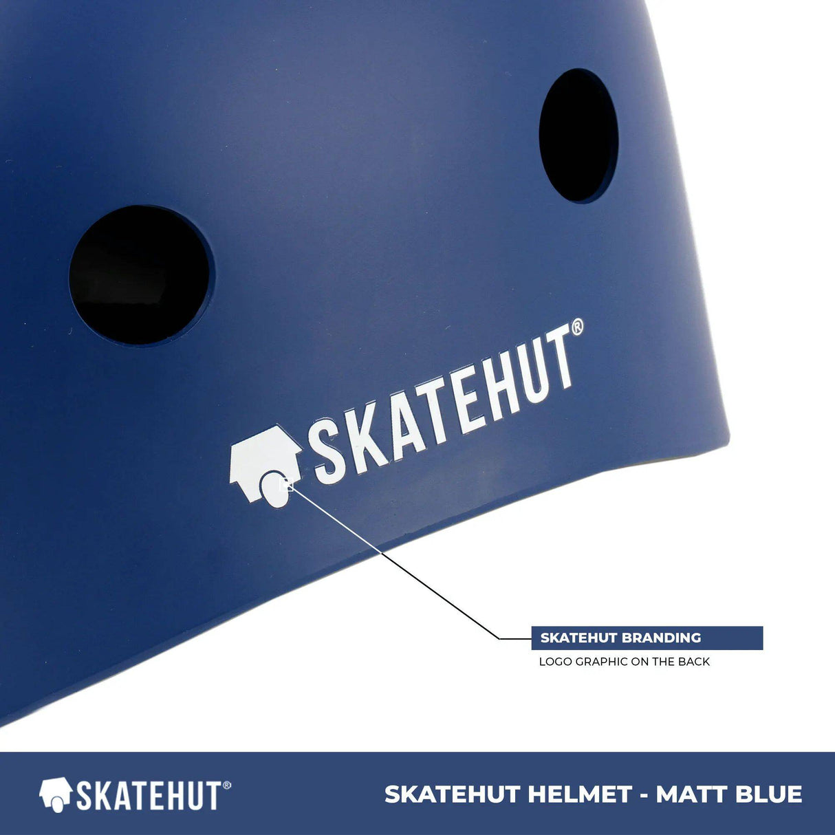 SkateHut Helmet - Blue