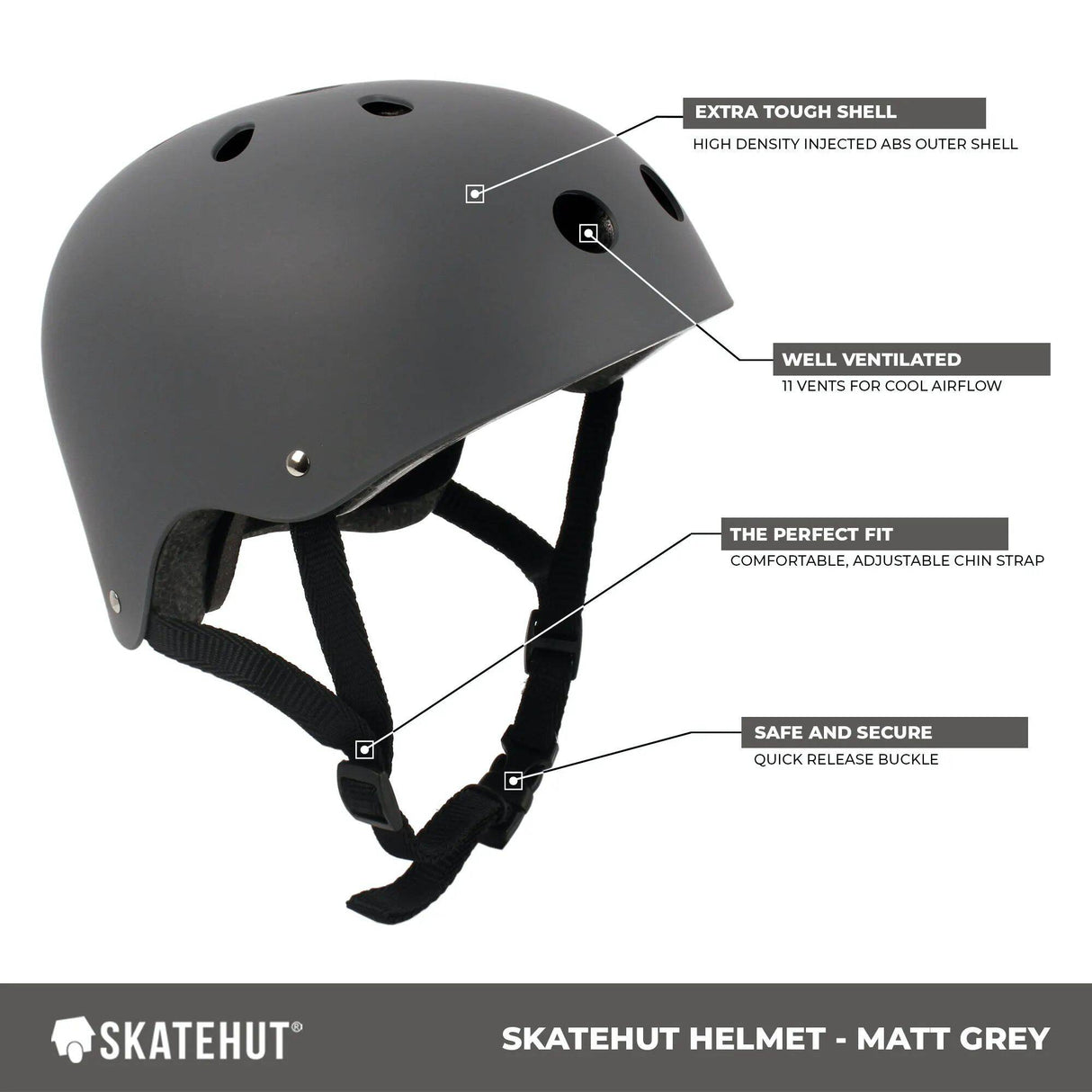 Skatehut Junior Helmet (3-5 years)