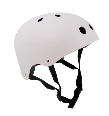 SkateHut Junior Helmet - White