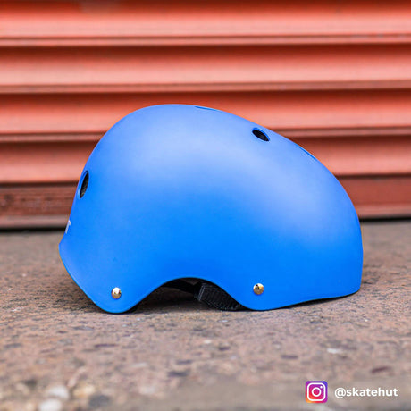 SkateHut Helmet - Matt Light Blue