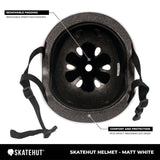 SkateHut Helmet - White