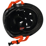SkateHut Pro Helmet - Matte Black/Red