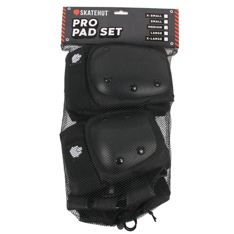 SkateHut Pro Pad Set - Black