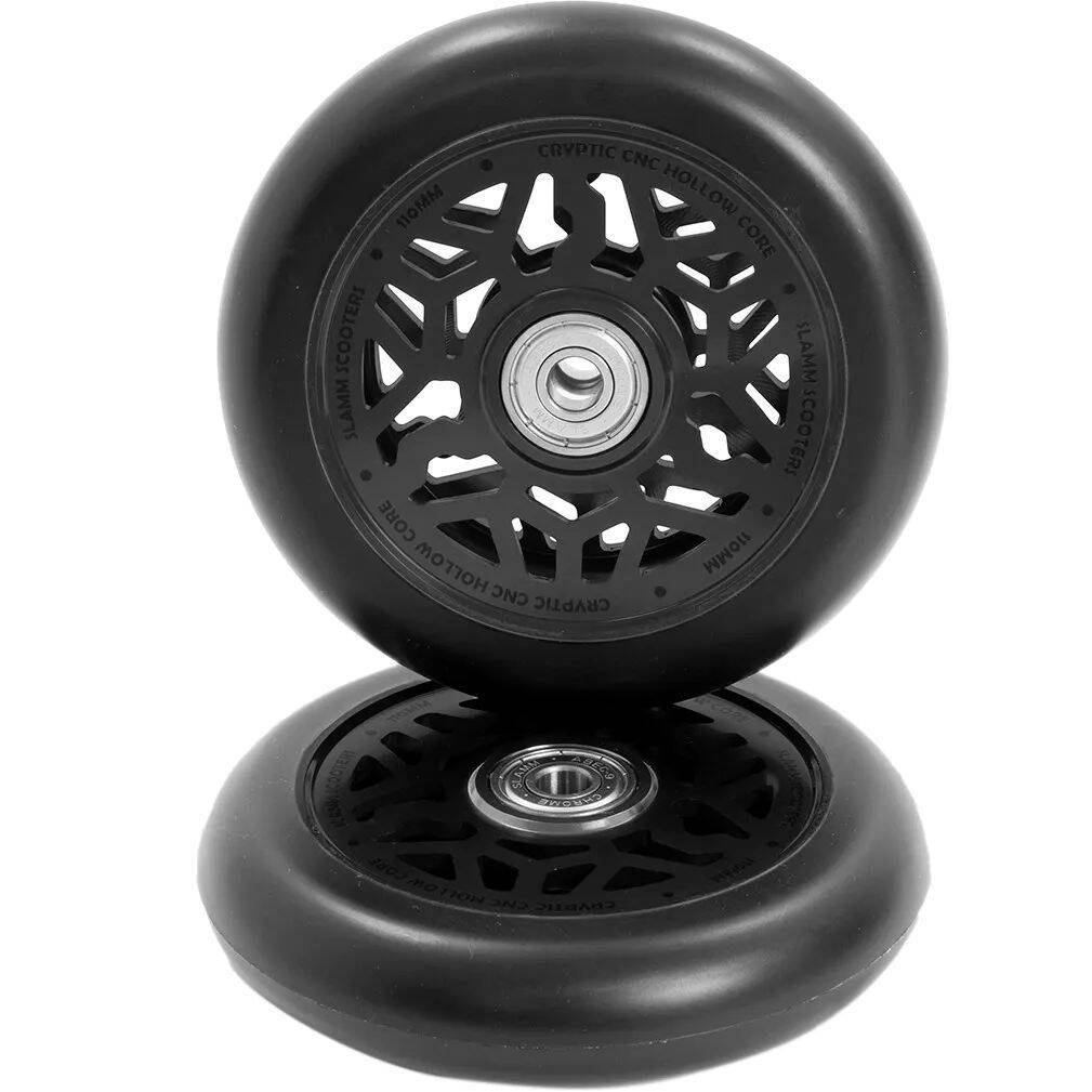Slamm Cryptic Hollow Core 110mm Scooter Wheel - Black