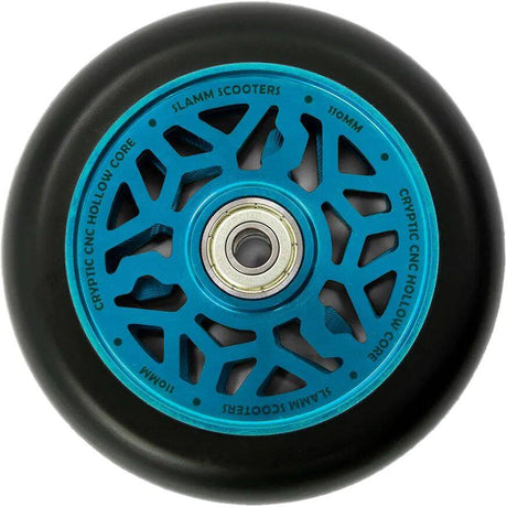 Slamm Cryptic Hollow Core Scooter Wheel - Blue 110mm