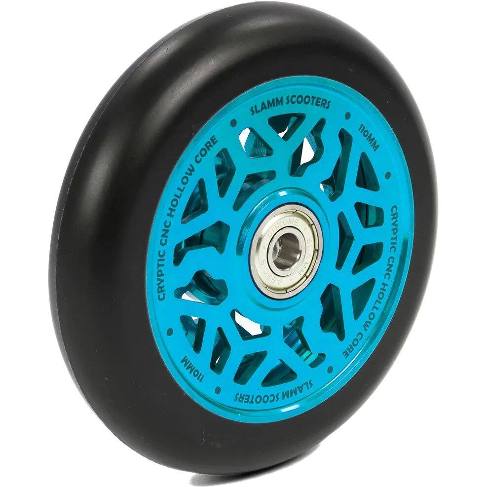 Slamm Cryptic Hollow Core 110mm Scooter Wheel - Blue