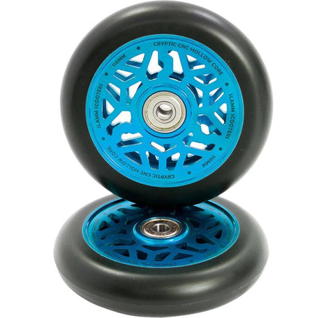 Slamm Cryptic Hollow Core 110mm Scooter Wheel - Blue