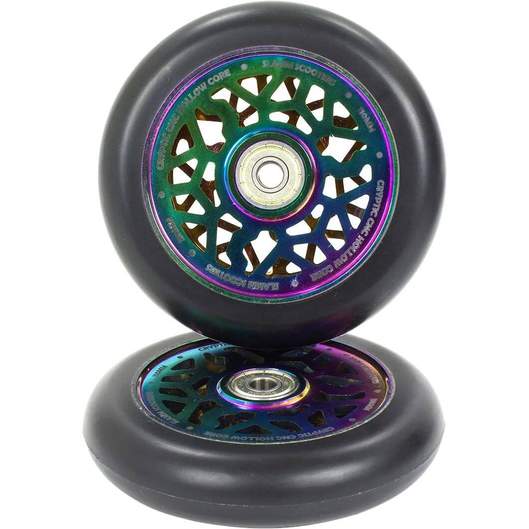 Slamm Cryptic Hollow Core Scooter Wheel 110mm - Neochrome