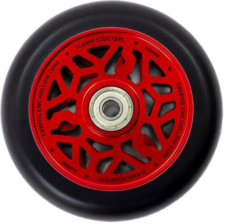 Slamm Cryptic Hollow Core Scooter Wheel - Red 110mm