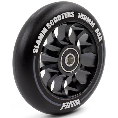 Slamm Flair 2.0 100mm Scooter Wheel - Black/Black