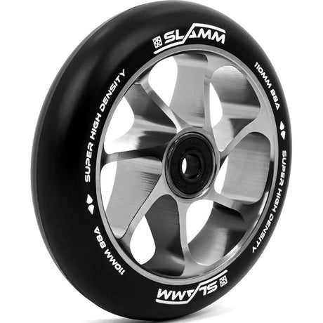 Slamm Team 110mm Scooter Wheel - Black/Silver