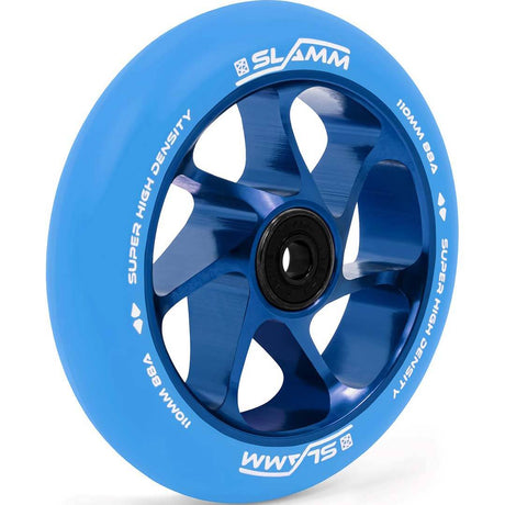 Slamm Team 110mm Scooter Wheel - Blue/Blue