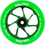 Slamm Team 110mm Scooter Wheel - Green/Green