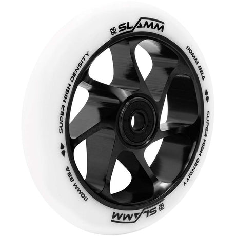 Slamm Team 110mm Scooter Wheel - White/Black