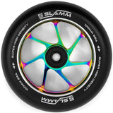 Slamm Team 100mm Scooter Wheel - Black/Neochrome