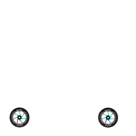 Slamm Team 100mm Scooter Wheel - Black/Neochrome