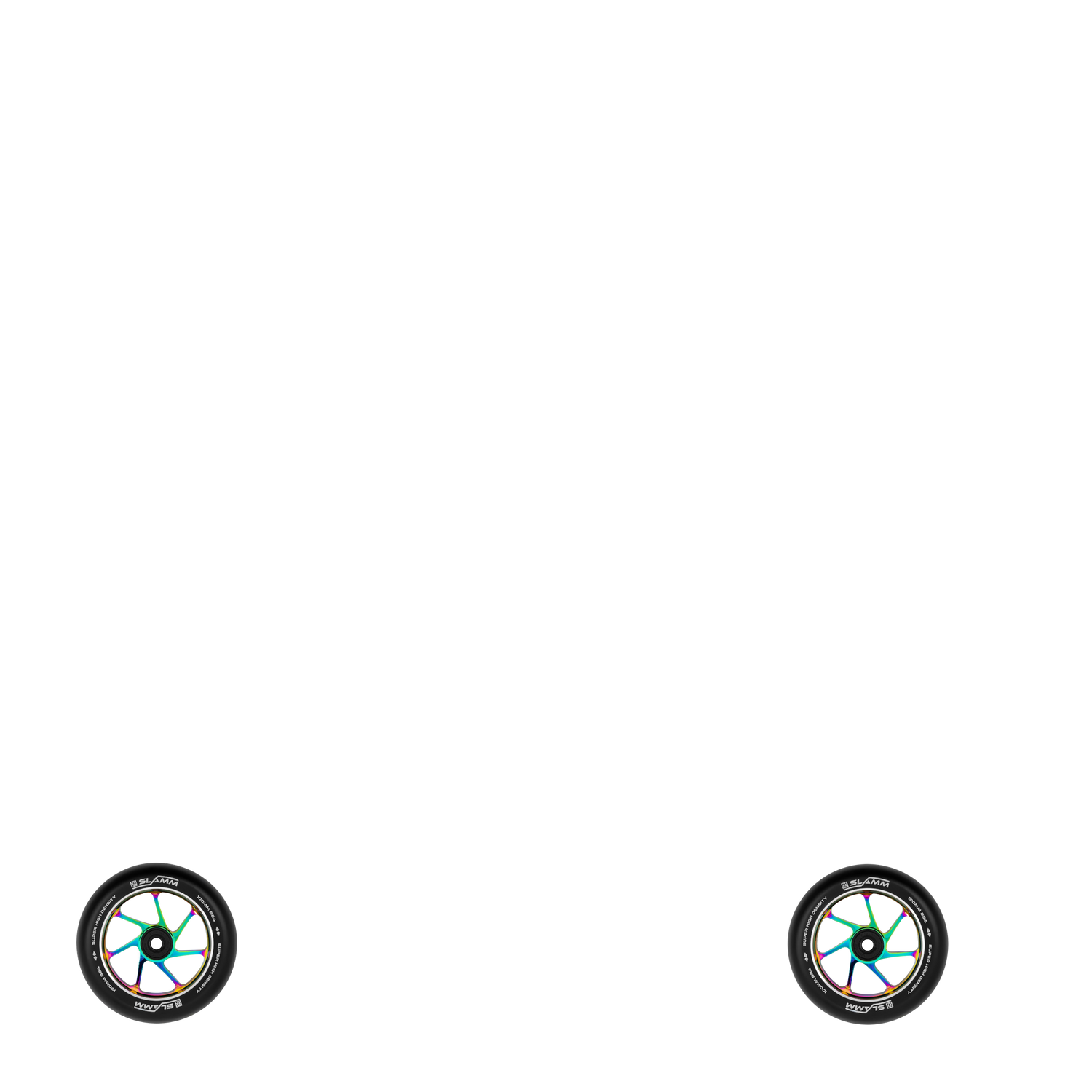 Slamm Team 110mm Scooter Wheel - Black/Neochrome