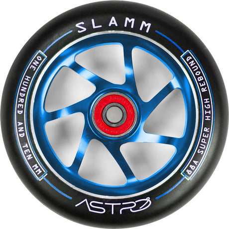 Slamm Astro 110mm Scooter Wheel - Black/Blue
