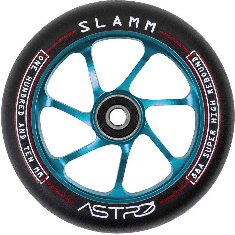 Slamm Astro 110mm Scooter Wheel - Black/Blue
