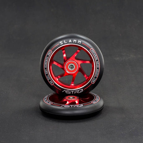 Slamm Astro 110mm Scooter Wheel - Black/Red
