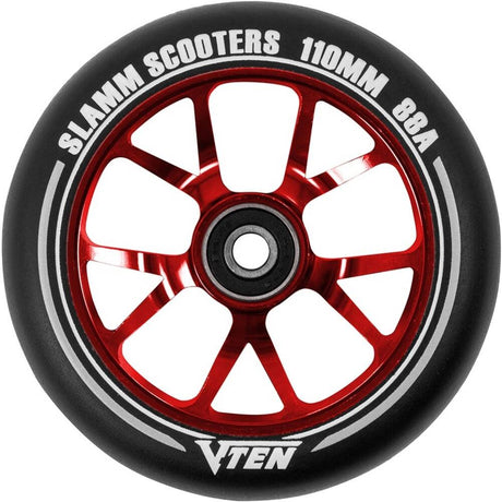 Slamm V-Ten II Scooter Wheel 110mm - Black/Red