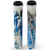 Slamm Team Swirl 165mm Scooter Grips - Arctic