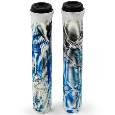 Slamm Team Swirl 165mm Scooter Grips - Arctic