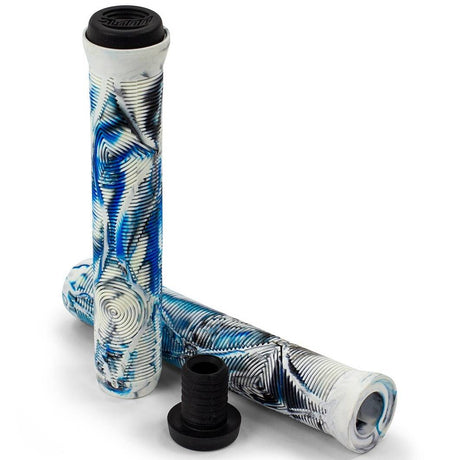 Slamm Team Swirl 165mm Scooter Grips - Arctic