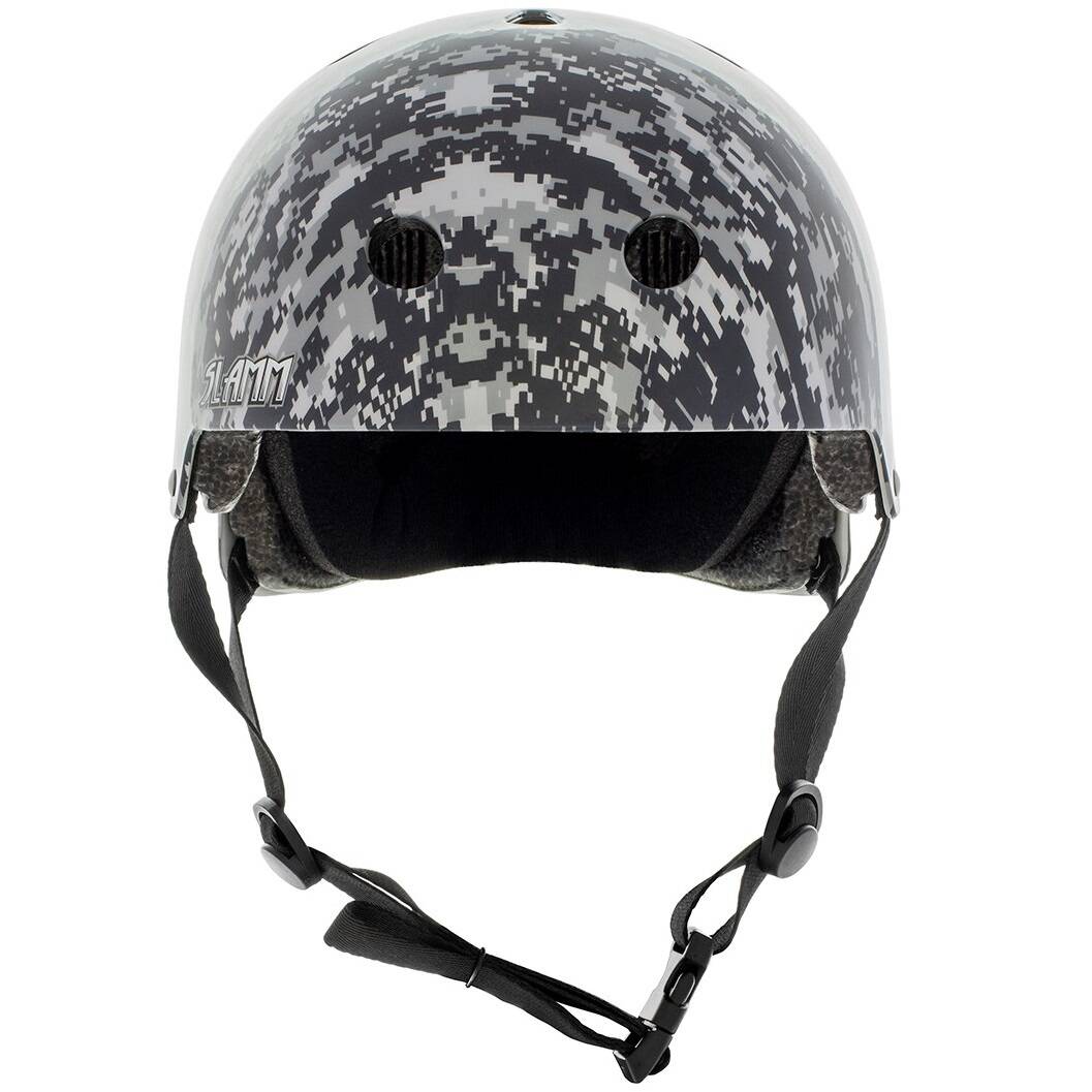 Slamm Logo Helmet - Grey/Camo