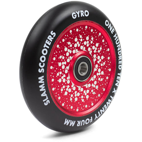 Slamm Gyro Hollow Core 110mm Scooter Wheel - Red