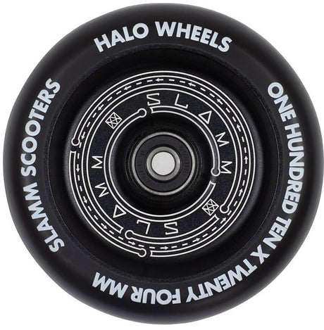 Slamm Halo Deep Dish 110mm Scooter Wheel - Black
