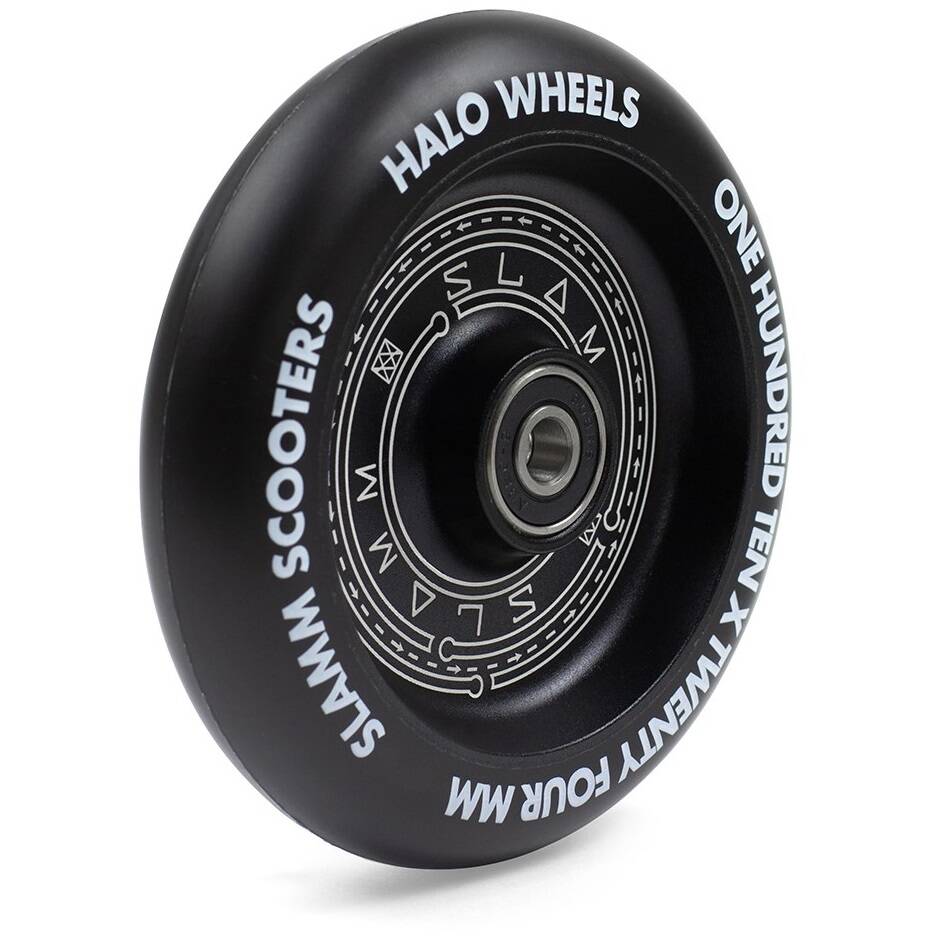 Slamm Halo Deep Dish 110mm Scooter Wheel - Black