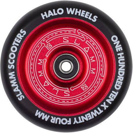 Slamm Halo Deep Dish 110mm Scooter Wheel - Red