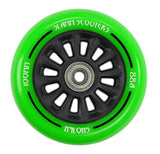 Slamm Nylon Core 100mm Wheel + Bearings - Black / Green