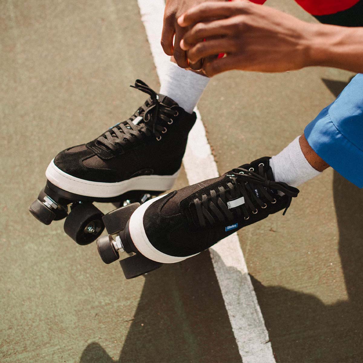 Slades Walk & Roll S-Quad - Black