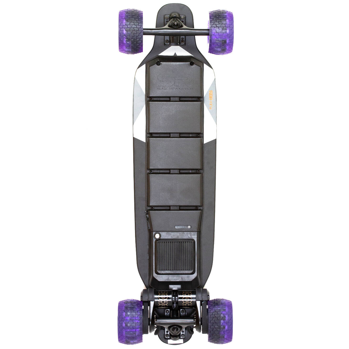 Slick Revolution Flex-E 2.0 Maple (Purple Foamies) Electric Skateboard