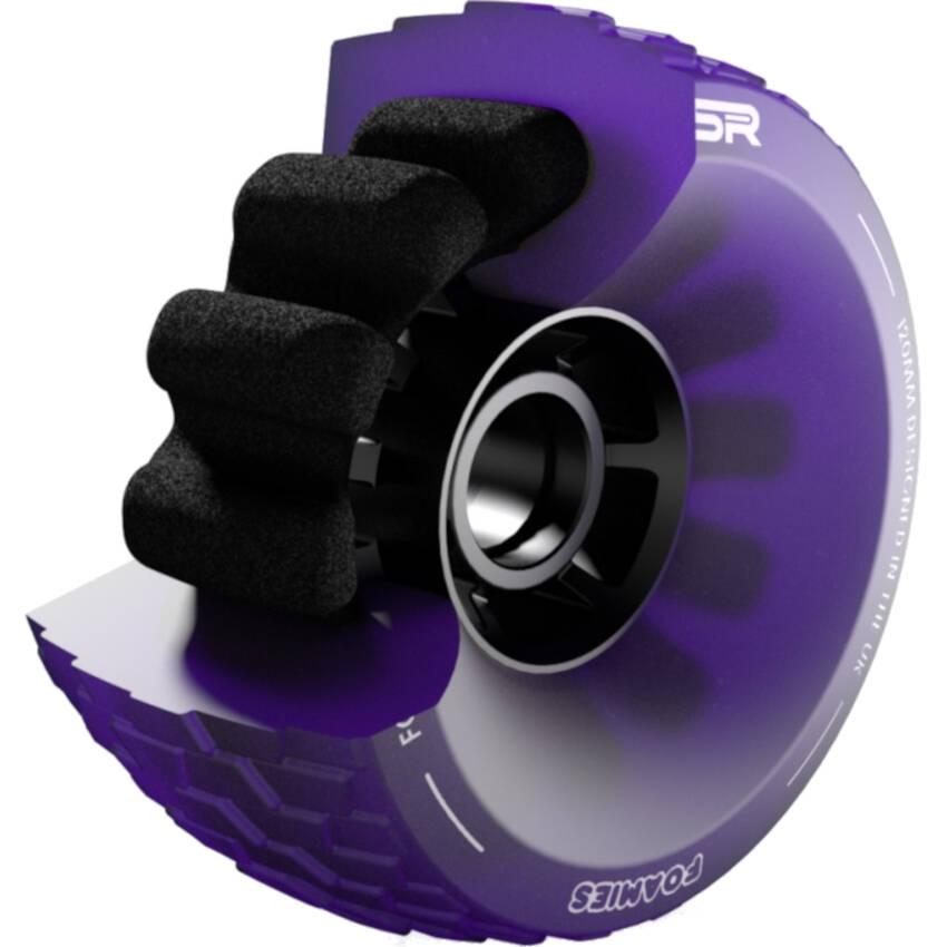 Slick Revolution Foamies 120mm (78A) Wheels - Purple