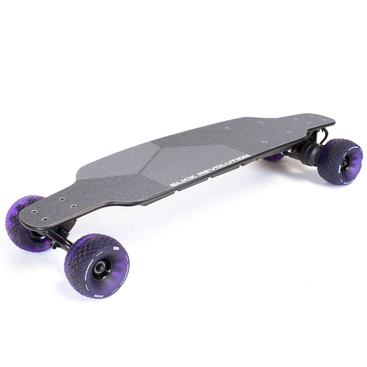 Slick Revolution Urban Carver (Purple Foamies) Electric Skateboard