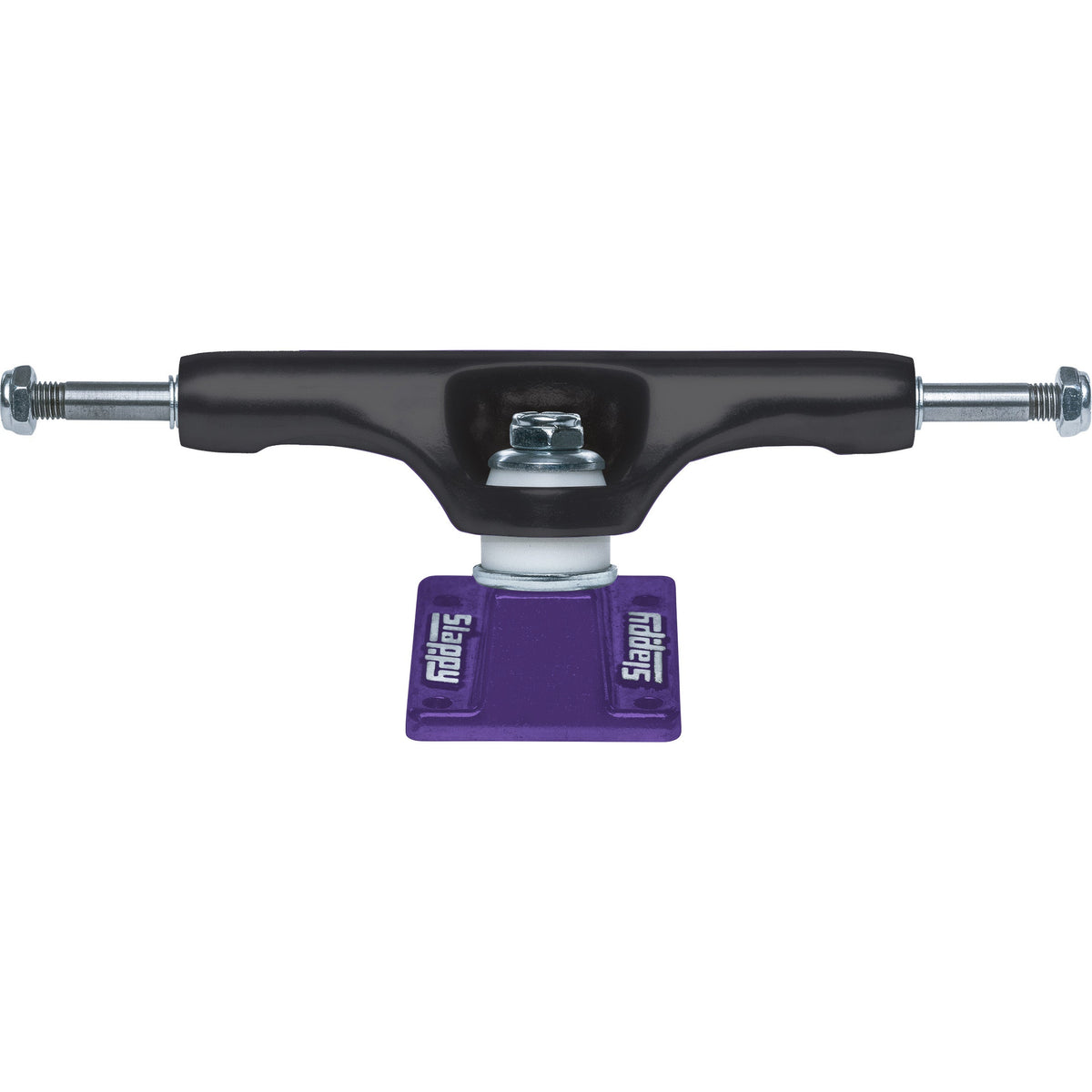 Slappy ST1 Hollow Bam Skateboard Trucks - Black/Purple 9